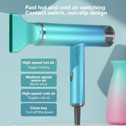 Foldable Hair Dryer Blower Electric Negative Ion Blower Mini Folding