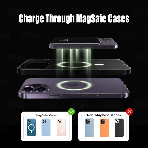 Magnetic Power Bank Wireless External Auxiliary Battery Pack