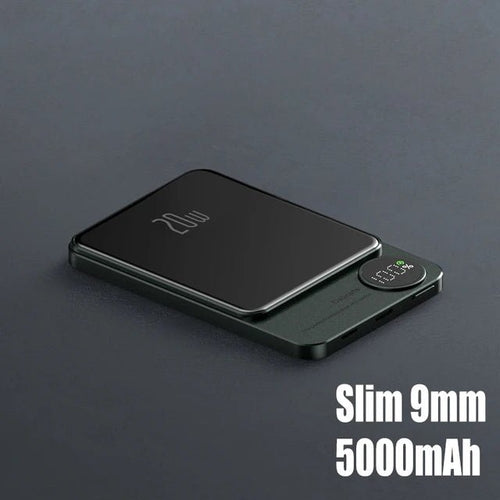 Magnetic Power Bank Wireless External Auxiliary Battery Pack