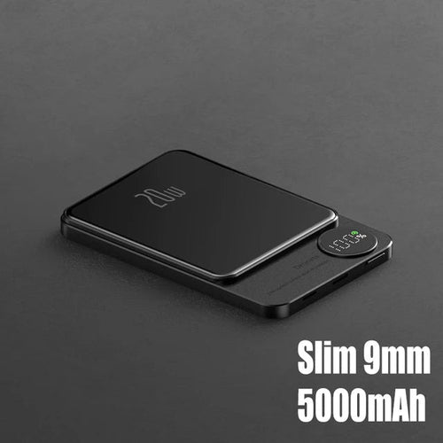 Magnetic Power Bank Wireless External Auxiliary Battery Pack