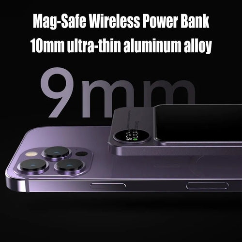 Magnetic Power Bank Wireless External Auxiliary Battery Pack