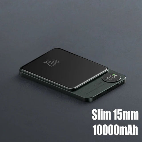 Magnetic Power Bank Wireless External Auxiliary Battery Pack