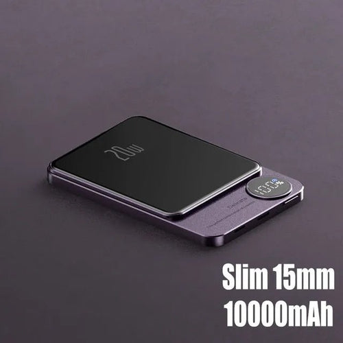 Magnetic Power Bank Wireless External Auxiliary Battery Pack